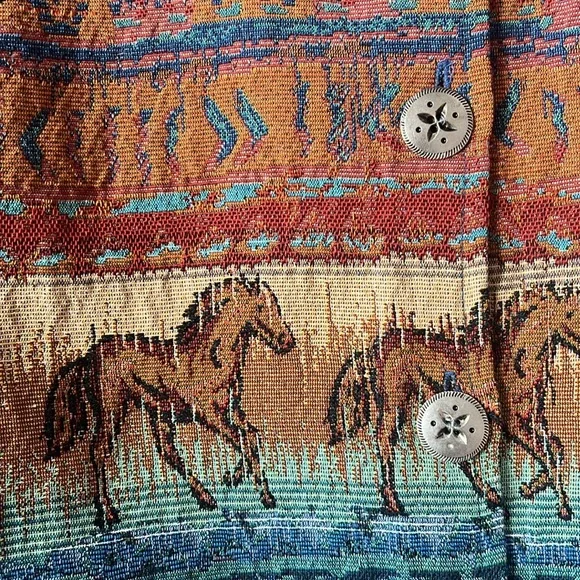 Vintage Western Tapestry Coat - Picture 5 of 10